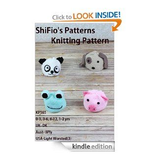 Knitting Pattern   KP165   Baby Animal Hats eBook: ShiFio's Patterns: Kindle Store