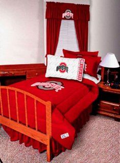 Ohio State Buckeyes Jersey Bedskirt (Full) : Bed Skirts : Sports & Outdoors