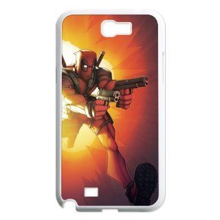 Deadpool Pattern in CASEDY DESIGN SamSung Galaxy Note2 N7100 white side case: Cell Phones & Accessories