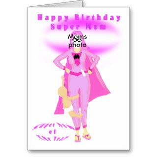 Happy Birthday Super Mom Cards
