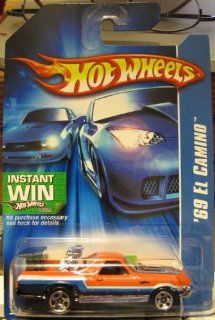 Hot Wheels 2006 172 '69 El Camino ORANGE: Toys & Games