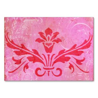 Ever After Pink Damask Business Cards