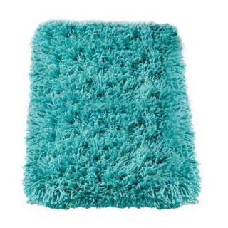Home Decorators Collection Ultimate Shag Turquoise 6 ft. x 9 ft. Area Rug 3311491375