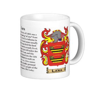 Lara, the Origin, the Meaning and the Crest Mug