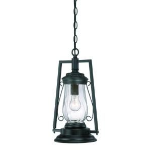 Acclaim Lighting Kero Collection Hanging Lantern 1 Light Outdoor Matte Black Light Fixture 3496BK