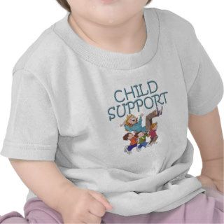 Child Support Cartoon T Shirt