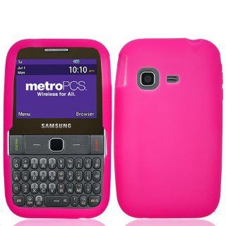 SAMSUNG FREEFORM M T189N PINK SILICONE SKIN COVER SOFT GEL CASE from [ACCESSORY ARENA]: Cell Phones & Accessories