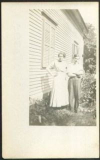 Hall Family brother & sister? Glens Falls NY RPPC 191?: Entertainment Collectibles