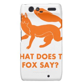 What Does The Fox Say Droid RAZR Cases