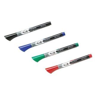 Markers, Glide Dry Erase, 4/ST, Fine Point, RD/BE/GN/BK, Sold as 1 Set : Office Products