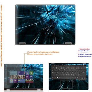 Decalrus   Matte Decal Skin Sticker for LENOVO IdeaPad Yoga 11 11S Ultrabooks with 11.6" screen (IMPORTANT NOTE compare your laptop to "IDENTIFY" image on this listing for correct model) case cover Mat_yoga1111 198 Computers & Accessor