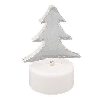 Seven Colors Flashlight Mini Christmas Tree Shape Ornament X'mas Gift  