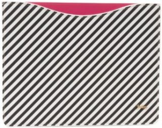 Juicy Couture Ipad Slip Diagonal Stripe YTRUT205 Laptop Bag,Black,One Size: Clothing