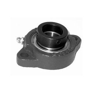 1 3/16" Light Duty Two Bolt Flange Bearing with Lock Collar ALF206 19G: Ball Bearings: Industrial & Scientific
