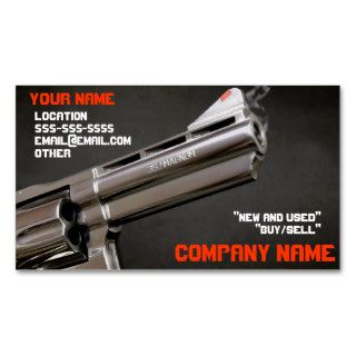 Smoking gun business card