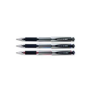 Uni Ball Gel Impact 207 Rollerball Pen,Pen Point Size: 1mm   Ink Color: Blue   Barrel Color: Silver: Everything Else