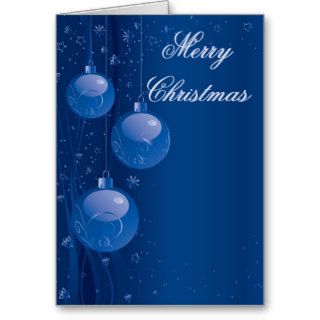 Christmas Ornaments Greeting Cards