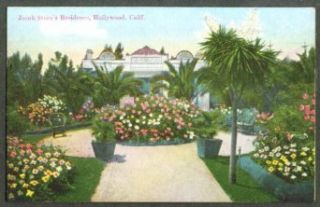 Jacob Stern Residence Hollywood CA postcard 191?: Entertainment Collectibles