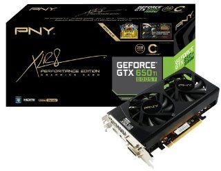 PNY NVIDIA GeForce GTX 650 Ti BOOST OC 2GB 192 bit GDDR5 PCI Express 3.0 SLI Support Graphics Card VCGGTX650TBQXPB OC: Computers & Accessories