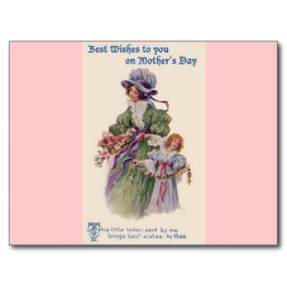 Vintage Mother's Day Card Postcard