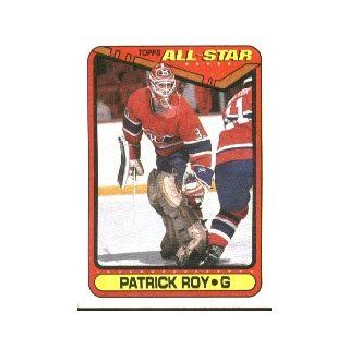 1990 91 Topps #198 Patrick Roy AS1: Sports Collectibles