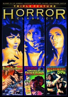 Horror Classics Triple Feature (Bloody Pit of Horror / Horrors of Spider Island / Nightmare Castle): Mickey Hargitay, Alex D'arcy, Barbara Steele: Movies & TV