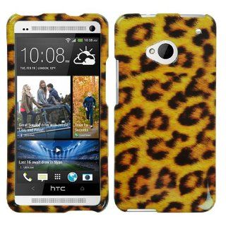 MYBAT HTCONEHPCIM206NP Slim and Stylish Snap On Protective Case for HTC One/M7   Retail Packaging   Leopard Skin: Cell Phones & Accessories