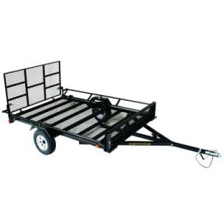 UniStar 6 ft. x 9.5 ft. ATV Trailer Kit with Side Loading Ramps and Rear Loading Gate Uni