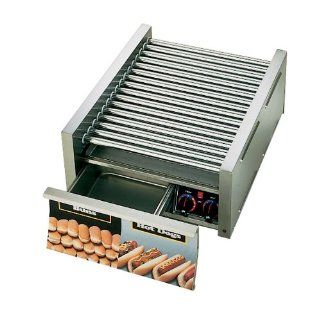 208/240 Volt Star Grill Max 75SCBD 75 Hot Dog Roller Grill with Duratec Non Stick Rollers and Bun Dr Cookware Kitchen & Dining