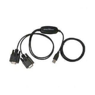 SF Cable, USB to 2 Port RS232 Serial DB9 Adapter Cable: Computers & Accessories