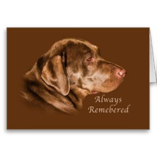 Sympathy on Loss of Pet, Labrador Retriever Dog Greeting Cards
