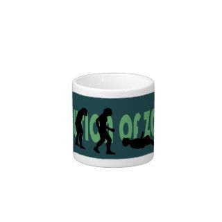 Evolution of Zombie Aqua Espresso Mugs