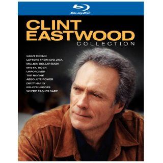 Clint Eastwood Collection (Absolute Power / Dirty Harry / Gran Torino / Kelly's Heroes / Letters from Iwo Jima / Million Dollar Baby / Mystic River / The Rookie / Unforgiven / Where Eagles Dare) [Blu ray]: Clint Eastwood: Movies & TV