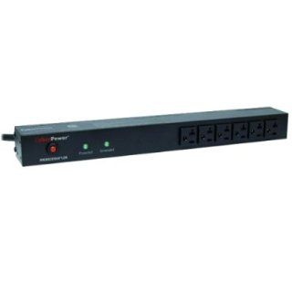 2DZ6370   CyberPower Rackbar Surge Suppressor RM 1U RKBS20S6F12R 20A 18 Outlet Electronics