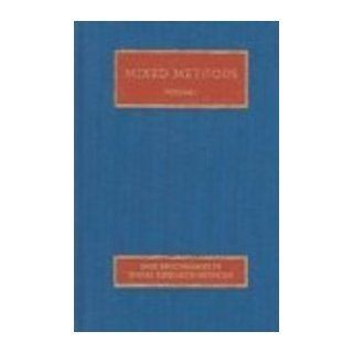 Mixed Methods (SAGE Benchmarks in Social Research Methods): Alan Bryman: 9781412911634: Books