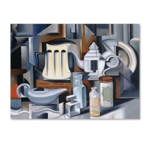 Trademark Fine Art 18 in. x 24 in. Still Life with Teapots Canvas Art BL01229 C1824GG
