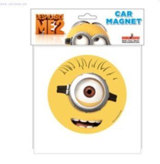 Despicable Me 2 Minion One Eyed Face Car Magnet: Toys & Games