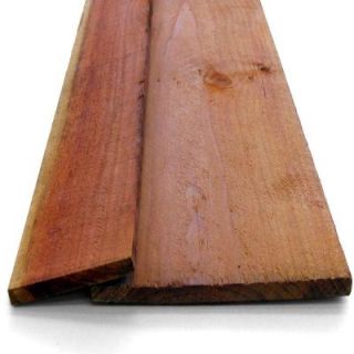 11/16 in. x 11 1/2 in. x 8 ft. Rough Redwood Board 488598