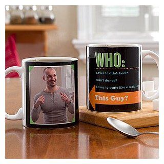 Photo Personalized Coffee Mugs   Who Loves You: Kitchen & Dining