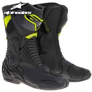 Alpinestars SMX 6 Boots , Primary Color Black, Size 43, Distinct Name Black/Yellow, Gender Mens/Unisex 2223014 155 43 Automotive