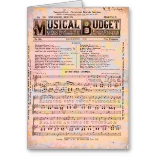 Musical Budget Greeting Cards