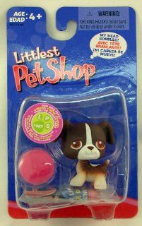 Littlest Pet Shop Bobble Head Figures: Boxer Puppy Dog #287: Toys & Games