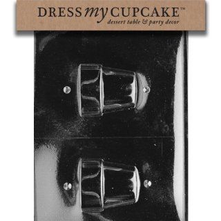 Dress My Cupcake DMCF019 Chocolate Candy Mold, Large Flower Pot: Candy Making Molds: Kitchen & Dining