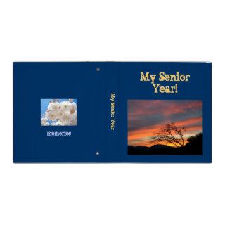 My Senior Year scrapbook photo memories binder