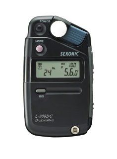 Sekonic DigiCineMate L 308DC Photographic Light Meter (Black) : Light Meters For Digital Photography : Camera & Photo