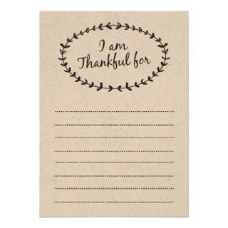 Giving Thanks Thanksgiving Table Activity Custom Announcements