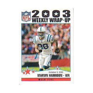 2004 Topps #295 Marvin Harrison WW: Sports Collectibles
