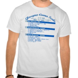 Glasgow Coma Scale Tee Shirt
