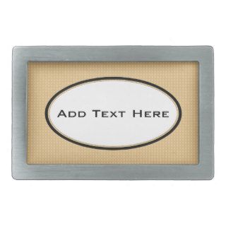 Personalized Masculine Print for Him Rectangular Belt Buckle