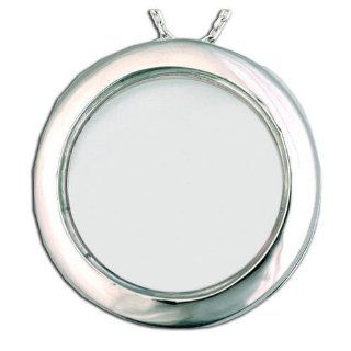Sterling Silver Round Glass Locket Locket Necklaces Jewelry